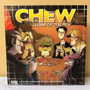 CHEW : Cases of the FDA Card Game/ 100% Complete with Comic Book!